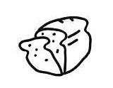 Coloring Bread Loaf Cliparts Computer Designs Use sketch template