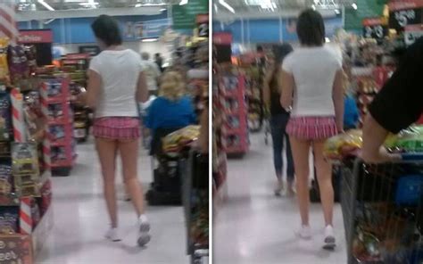 hot legs and pink short shorts at walmart is it a guy or a girl walmart faxo