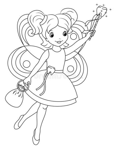 tooth fairy coloring page  printable coloring pages  kids