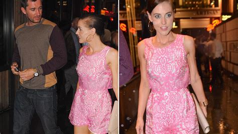 Stephanie Waring Is Tickled Pink As She Steps Out With Fellow Hollyoaks