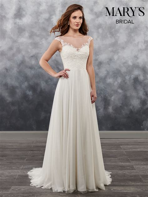 bridal wedding dresses style mb1022 in ivory or white color