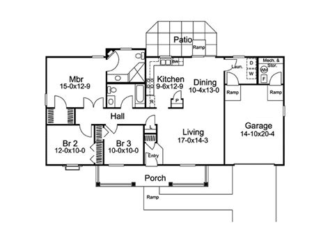 bedroom basement house plans ranch style house plans simple ranch house plans