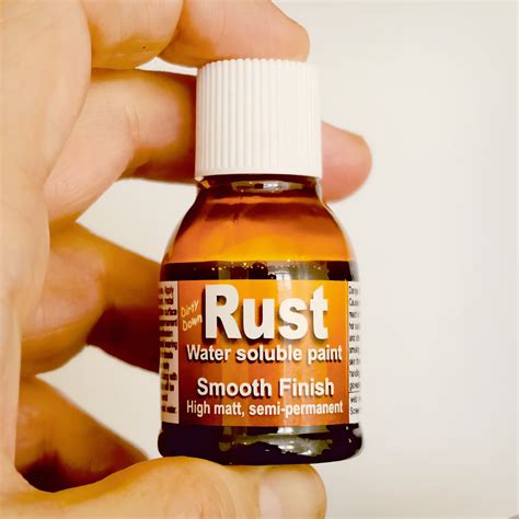 rust effect water soluble paint ml ontabletop store