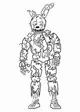Animatronics Coloring Pages Color Print sketch template
