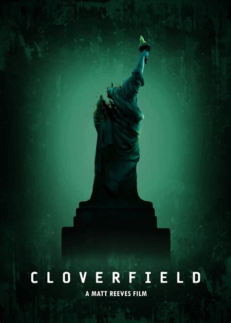 cloverfield poster picture metal print paint  bo kev displate