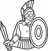 Spartan Coloring Pages Drawing Warrior Color Getcolorings Printable Better Halo Paintingvalley sketch template