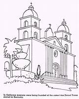 Coloring Pages California Missions Kids History American Mission Grade Santa 4th Barbara Old Printable Color Patriotic Patrioticcoloringpages Timeline Printing Help sketch template