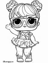 Lol Coloring Pages Doll Bon Dolls Printable Surprise Baby Cute Color Kids Print Girls Easy Sheets Miss Getcolorings Barbie Pag sketch template