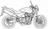 Coloring Motorcycle Pages Print Kids sketch template