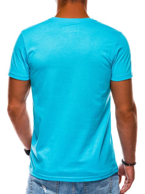 mens printed  shirt  light blue modone wholesale clothing  men