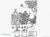 Coloring Pages Fence Picket Garden Flower Gardens Getcolorings Color Popular sketch template