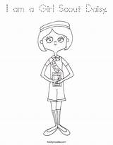 Scout Girl Daisy Am Coloring Built California Usa sketch template