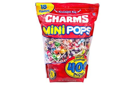 Charms Assorted Mini Lollipops 400 Count