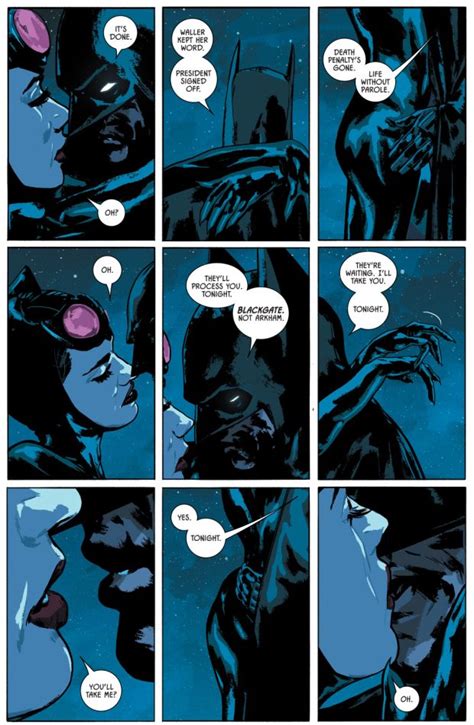 Catwoman Seduces Batman Rebirth Batman Love Catwoman