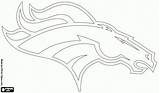 Broncos Denver Afc 49ers sketch template