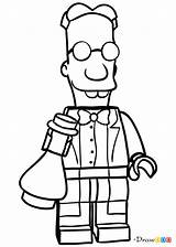 Simpsons Lego Draw Frink Professor Webmaster обновлено автором July sketch template