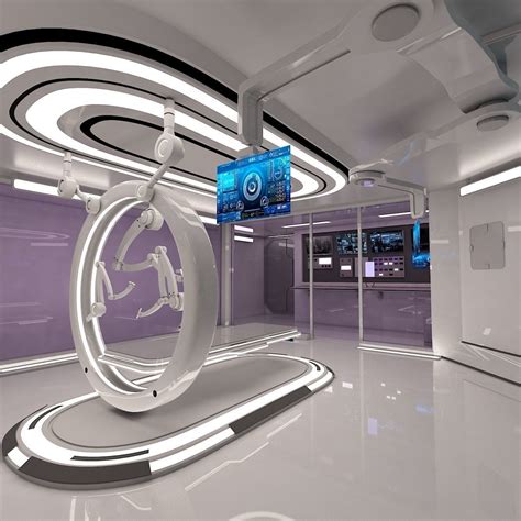 sci fi medical laboratory 3d model max obj mtl 3ds fbx dwg 2