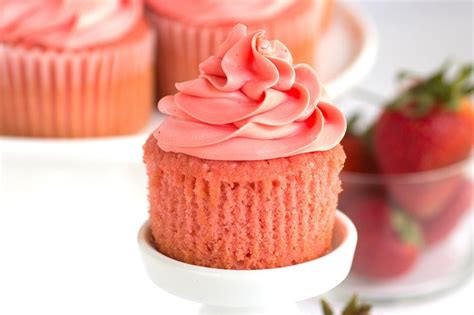 Pink Strawberry Cupcakes Recipe Girl