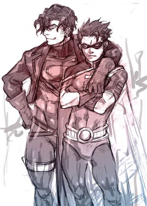 Dcu Tim Drake X Conner Kon Kent Timkon Tim And Kon