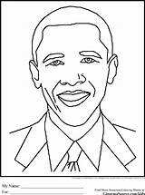 Coloring History Month Pages Obama African American Kids Famous Color Drawing Preschool Drawings Sheets Printable Michelle People Americans Discord Printables sketch template