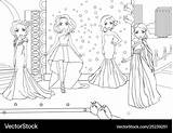 Premiere Carpet Coloring Vector Book Red Girls sketch template