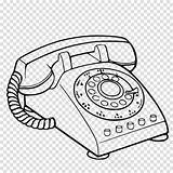 Telephone Coloring Clipart sketch template