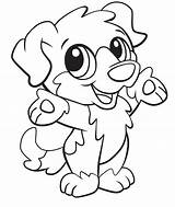 Dog Baby Happy Coloring Pages Printable Categories Kids sketch template