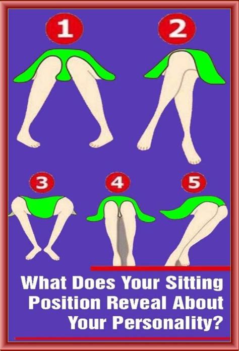 sitting position reveal   personality