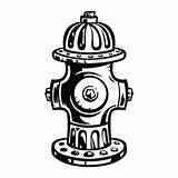 Hydrant sketch template