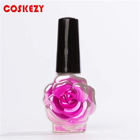wholesale flower nail polish bottle  brush ml cospack