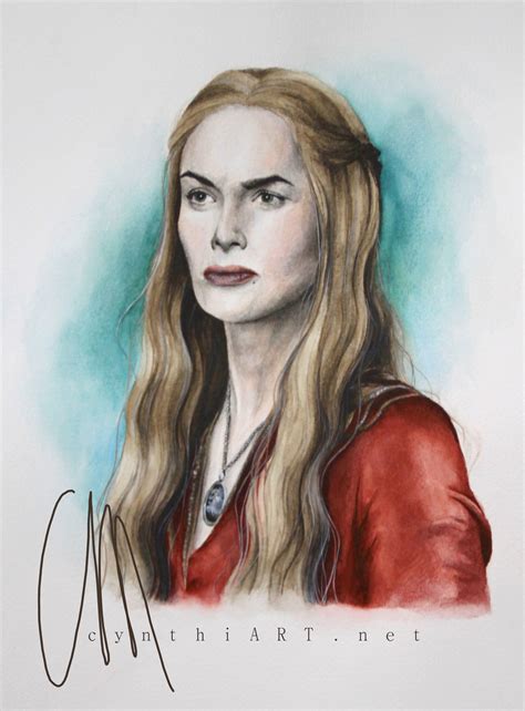 lena headey as cersei lannister game of thrones by cymue on deviantart