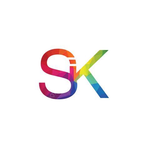 sk clipart hd png sk letter logo vector design template illustration