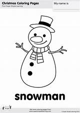 Snowman Coloring Little Simple Im Worksheet Song Supersimple Super Sing Activity Along Songs Five sketch template