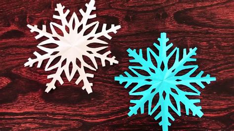 Paper Snowflake Snowflake Craft How To Make A Snowflake From Paper