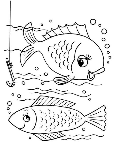 fish coloring pages printable