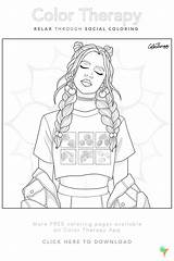 Coloring Therapy Pages sketch template