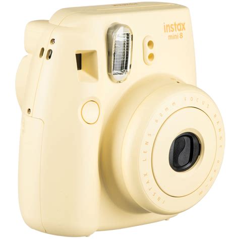 fujifilm instax mini  instant film camera yellow  bh