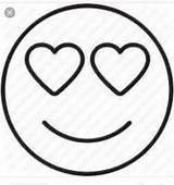 Coloring Pages Emoji Emojis Printable Heart Face Colouring Smiley Faces Kids Sheets Da Template Cute sketch template