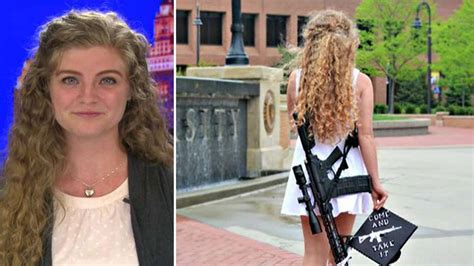 Kent State Gun Girl Confronted By Protesters At Ohio University Fox