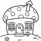 Coloring Pages House Houses Cottage Mushroom Log Cabin Printable Color Dibujos Para Fairy Colorear Pintar Make Supercoloring Template Casas Google sketch template