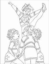 Cheerleading Cheerleader Animadoras Torcida Coloring4free Giochiecolori Ballo Danza Tudodesenhos Megaphones sketch template