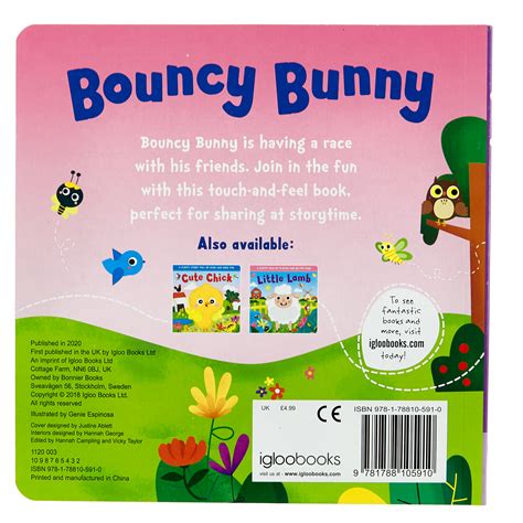 buy bouncy bunny touch and feel storybook for gbp 1 49 card factory uk