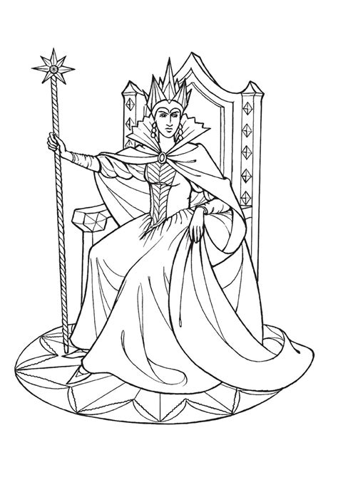 queen coloring pages  print  color