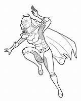 Batgirl Scribblefun sketch template