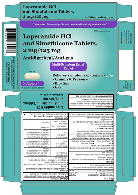 bion loperamide simethicone tablets
