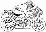Coloring Pages Motorcycle Racing Motor Colouring Vector Bikes Popular Motorbikes Crestock sketch template