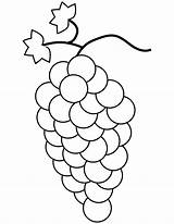 Grapes Coloring Pages Bunch Kids Fruit Printable Template Grape Fruits Color Colouring Bestcoloringpagesforkids Drawing Crafts Medium Choose Board sketch template
