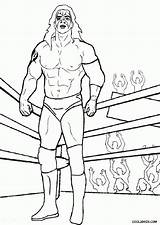 Coloring Pages Roman Reigns Wwe Popular sketch template