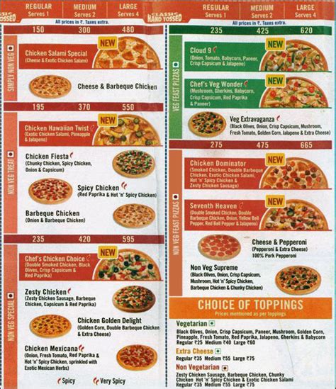 dominos pizza menu menu  dominos pizza sector  noida delhi ncr