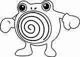 Poliwhirl Poliwag Pokémon Coloringpages101 sketch template
